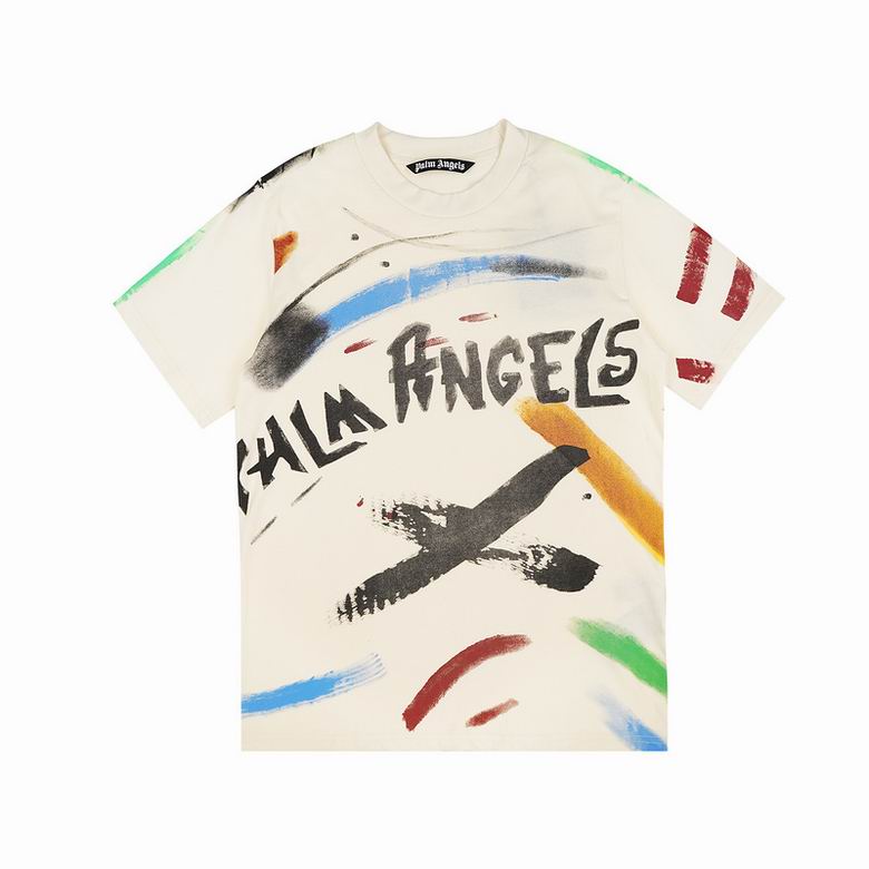 Playera Palm Angels con efecto pintado