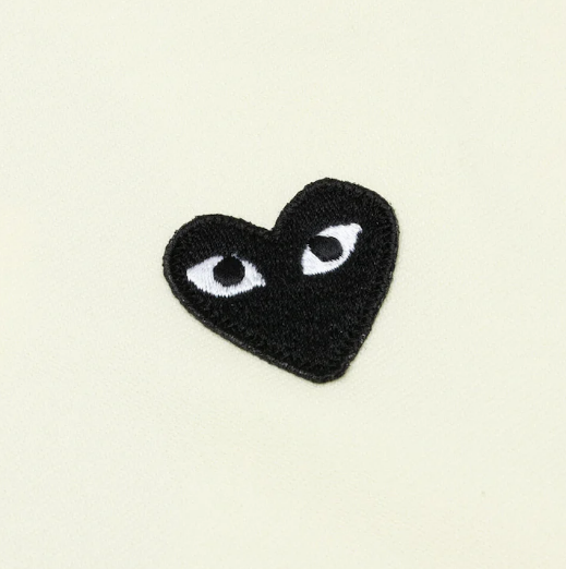 Hoodie CDG Play Big Black Heart Zip Up