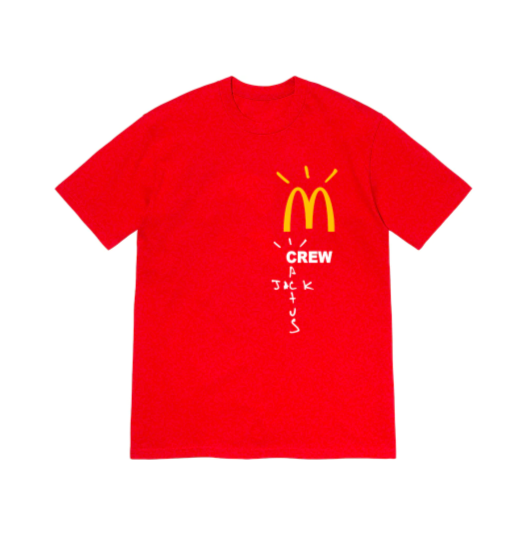 Playera Travis Scott x McDonald's Crew