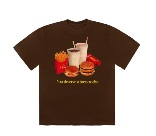 Playera Travis Scott x McDonald's Deserve A Break