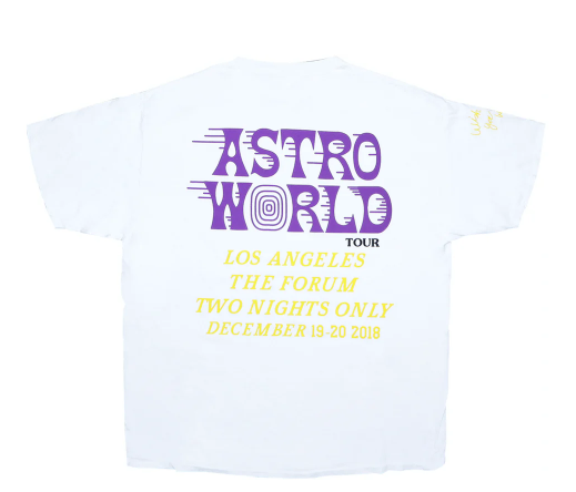 Playera Travis Scott Astroworld LA Exclusive